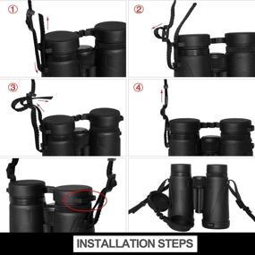 img 2 attached to FITWICK Heavy Duty Binocular Harness Straps – Durable, Adjustable Gear for Hunting, DSLR Digital Camera, and Binoculars