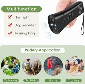 img 2 attached to 🐾 YANCEN Ultrasonic Anti-Bark Dog Training Equipment and Barking Control Device - Clicker Trainer for Walking, Jogging, and Aggressive Behavior - Handheld and Portable