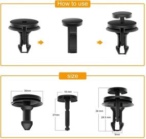 img 3 attached to 🔧 15шт. Крепежные зажимы GOOACC для переднего дефлектора воздуха 15733971 для GM Chevrolet 15733971