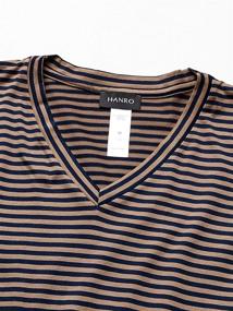 img 2 attached to HANRO Sporty Stripe Granite Bordeaux Men's Clothing and Sleep & Lounge