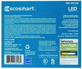 img 1 attached to 🌿 Environmentally-friendly Dimmable Candelabra: EcoSmart Equivalent in White