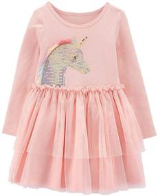 img 1 attached to Dresses Princess Children B1167 Light Pink 4T Girls' Clothing