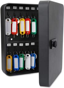 img 4 attached to Усилите безопасность ваших шкафов с помощью Uniclife Cabinet Security Combination Lock в элегантном черном дизайне