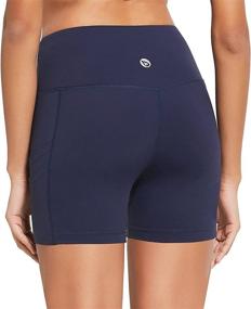 img 1 attached to 🩳 Baleaf Women's Biker Shorts: Compression, High Waist, 4 Pockets - Perfect for Yoga, Workout, and Running