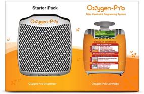 img 2 attached to Oxygen-Pro Starter Kit: Wall-Mounted Air Freshener and Deodorizer with Automatic Dispenser 🌬️ - Battery Operated Odor Eliminator and Fragrancing System (Medium Scent) - Commercial Grade