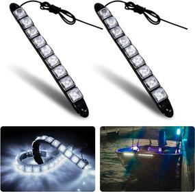 img 4 attached to 🚤 Acelane Boat LED Strip Lights - Marine Light Bar for Deck, Stern, Interior - IP67 Waterproof Boat Navigation Lights for Dinghy, Pontoon, Kayak, Yacht, Vessel, Skeeter