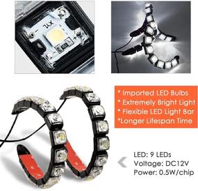 img 3 attached to 🚤 Acelane Boat LED Strip Lights - Marine Light Bar for Deck, Stern, Interior - IP67 Waterproof Boat Navigation Lights for Dinghy, Pontoon, Kayak, Yacht, Vessel, Skeeter