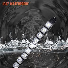 img 2 attached to 🚤 Acelane Boat LED Strip Lights - Marine Light Bar for Deck, Stern, Interior - IP67 Waterproof Boat Navigation Lights for Dinghy, Pontoon, Kayak, Yacht, Vessel, Skeeter