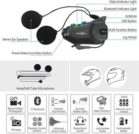 img 3 attached to ILM Motorcycle Communication Bluetooth Motocross Car & Vehicle Electronics