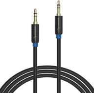 sabrent 16 feet gold-plated premium step down 3.5mm male to male aux cable (cb-aux5) logo