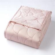 🌹 nikki chu twin size blanket in stunning rose gold shade logo