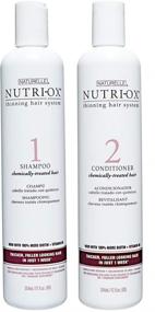 img 1 attached to 💇 Enhance Hair Growth with Nutri-ox Thinning Hair System for Chemically Treated Hair – Includes 12oz Shampoo & 12oz Conditioner