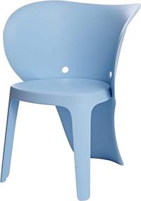 img 2 attached to AmazonBasics Stackable Chairs Premium Plastic Furniture and Kids' Furniture