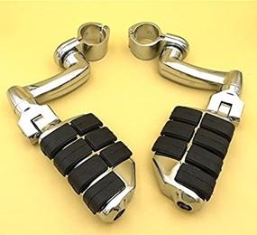 img 4 attached to 👣 XKH- Chrome Large Footpegs Mounting Kit: Perfect Fit for GoldWing, VTX1300, Shadow Valkyrie, and More [B01AVH1QSQ]