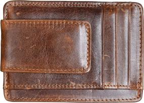 img 4 attached to 👜 Minimalist Leather Men's Hopsooken Pocket Wallet for Wallets, Card Cases & Money Organizers in Accessories