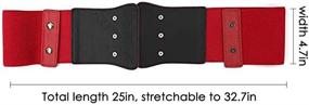 img 1 attached to Nanxson Vintage Decorative PDW0077 Black Women's Accessories in Belts