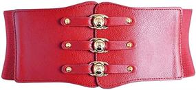 img 4 attached to Nanxson Vintage Decorative PDW0077 Black Women's Accessories in Belts