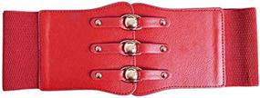 img 3 attached to Nanxson Vintage Decorative PDW0077 Black Women's Accessories in Belts