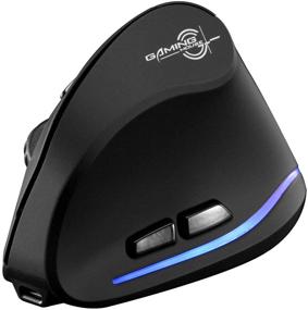 img 4 attached to ZLOT Rechargeable Ergonomic Mouse: 2.4G USB Vertical 🖱️ Wireless Mice with Adjustable DPI and 6 Buttons - Black