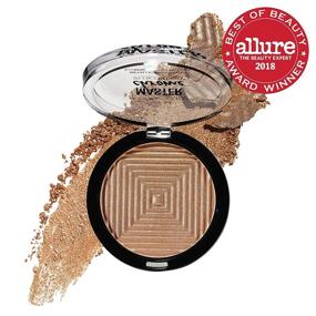 img 3 attached to ✨ Maybelline Master Chrome Metallic Highlighter Powder: Molten Gold Shade, 0.24 Ounce - Get your Glow On!