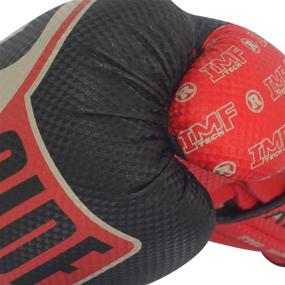 img 1 attached to 🥊 Ringside Apex Flash Boxing Training Sparring Gloves - Black/Red, 14 oz