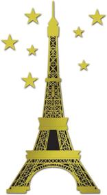 img 1 attached to 🗼 Foil Eiffel Tower Decor - 5-Feet 10 ½-Inch Jointed Beistle