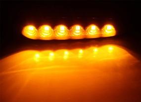 img 2 attached to 🚗 Enhance Your BMW's Style with iJDMTOY Euro Smoked Lens Amber Full LED Front Side Marker Light Kit - Compatible with BMW 1 3 5 Series, Replace OEM Amber/Clear Sidemarker Lamps