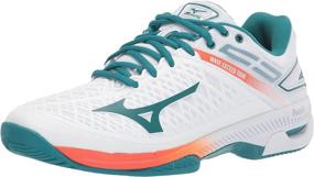 img 4 attached to Mizuno Exceed Tennis Violet Blue Ind Men's Shoes for Athletic