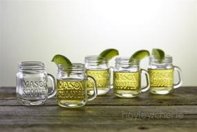 img 3 attached to 🍹 Hayley Cherie Mason Jar Shot Glasses - Leak-Proof Lid (Set of 8) - Mini Shooter Glass with Handles - 2oz Capacity - Ideal for Drinks, Favors, Desserts, Parties, Gifts+