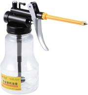 uxcell transparent pressure lubrication bottle logo