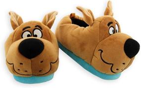 img 4 attached to Scooby Doo Toddler Plush Slippers for Boys - Improved SEO