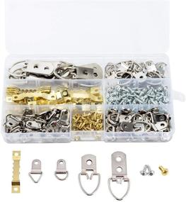 img 4 attached to UrsoKuz 270 PCS Picture Hangers: Heavy Duty Assorted Hanging Kit for Artwork, Décor, Paintings, and Photos