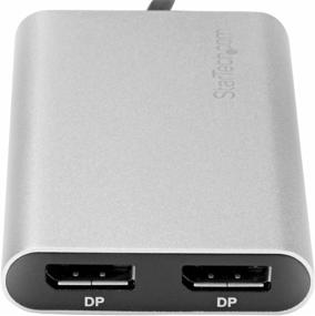 img 3 attached to 🖥️ StarTech.com Thunderbolt 3 to Dual DisplayPort Adapter 4K 60Hz - Advanced Thunderbolt 3 Certified Video Converter - Enhance Your Setup with Dual 4K DisplayPort Monitors - Mac &amp; Windows Compatible