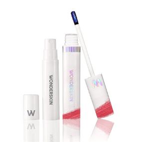 img 4 attached to Wonderskin Peel & Reveal Wonder Blading Lip Stain: Long-Lasting, Natural-Based, Transfer-Proof Liquid Blading Color Treatment (First Kiss) - Waterproof and No-Touch-Ups Required!