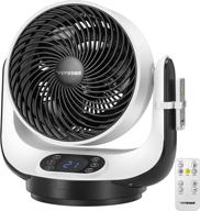 🌀 vivosun air circulator fan: powerful wind floor and table fan with remote control for bedroom, home, dorm, and office - etl certified logo