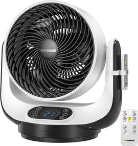 img 4 attached to 🌀 VIVOSUN Air Circulator Fan: Powerful Wind Floor and Table Fan with Remote Control for Bedroom, Home, Dorm, and Office - ETL Certified