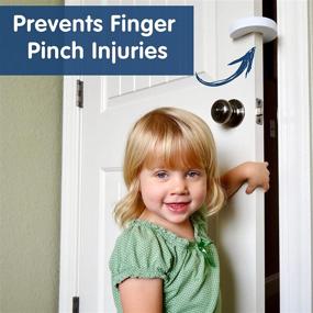 img 3 attached to 👶 Wittle Finger Pinch Guard - 4pk: The Ultimate Solution for Baby Proofing Doors, Protecting Little Fingers, and Ensuring Safety