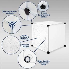 img 1 attached to Work Cube Storage Organizer Translucent