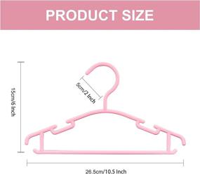 img 3 attached to 👶 Colorful Baby Clothes Hangers for Closet - YUEANG Kids Hangers (40 PCS)