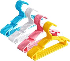 img 4 attached to 👶 Colorful Baby Clothes Hangers for Closet - YUEANG Kids Hangers (40 PCS)