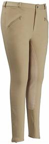 img 1 attached to 👖 TuffRider Regular Cotton Full Seat Breeches for Men