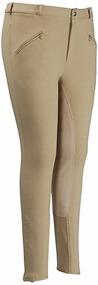 img 3 attached to 👖 TuffRider Regular Cotton Full Seat Breeches for Men