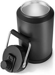 img 3 attached to Sursip Insulated Stainless Food Grade Flask Black Storage & Organization for Kitchen Storage & Organization