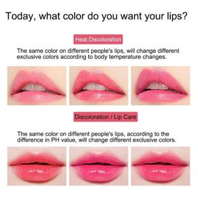 img 2 attached to 👄 3 Pack Aloe Vera Lipstick, LemonSac Long Lasting Nutritious Lip Balm Lips Moisturizer Magic Temperature Color Changing Lip Gloss - 3Pcs