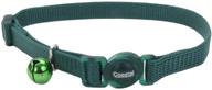 🐱 coastal pet safe cat adjustable snag-proof nylon breakaway collar: hunter color, 8"-12" adjustable size logo