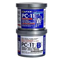 🔧 pc-products pc-11 epoxy adhesive paste: marine grade two-part, 1lb in two cans - off white 160114 logo
