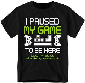 img 4 attached to I Paused My Game for This? Funny Gamer T-Shirt for Video Gamers