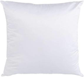 img 4 attached to 🛏️ 10-Pack of H-E Plain White Sublimation Blank Pillow Cases - Ideal for Heat Press Printing Throw Pillow Covers