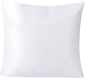 img 3 attached to 🛏️ 10-Pack of H-E Plain White Sublimation Blank Pillow Cases - Ideal for Heat Press Printing Throw Pillow Covers