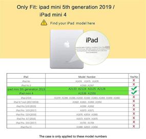 img 3 attached to BENTOBEN iPad Mini 4/5 Case - 3-in-1 Heavy Duty Protective Cover for Kids, Hybrid Hard PC Soft Silicone Anti-Slip Shockproof Full Body Armor, Rose Gold, 2019 Generation